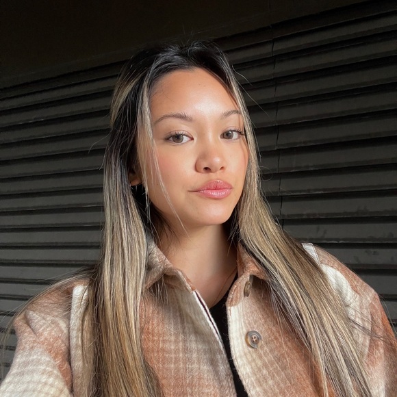 CUTS Women Plaid Orange Shirt Jacket (shacket) BNWT - Picture 6 of 6